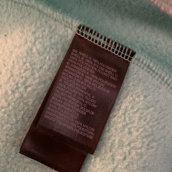 THE NORTH FACE FLEECE/NYLON JACKET w/ ARM PADS /ZIP POCKETS:SZ L (14-16) GIRLS - Picture 9 of 9